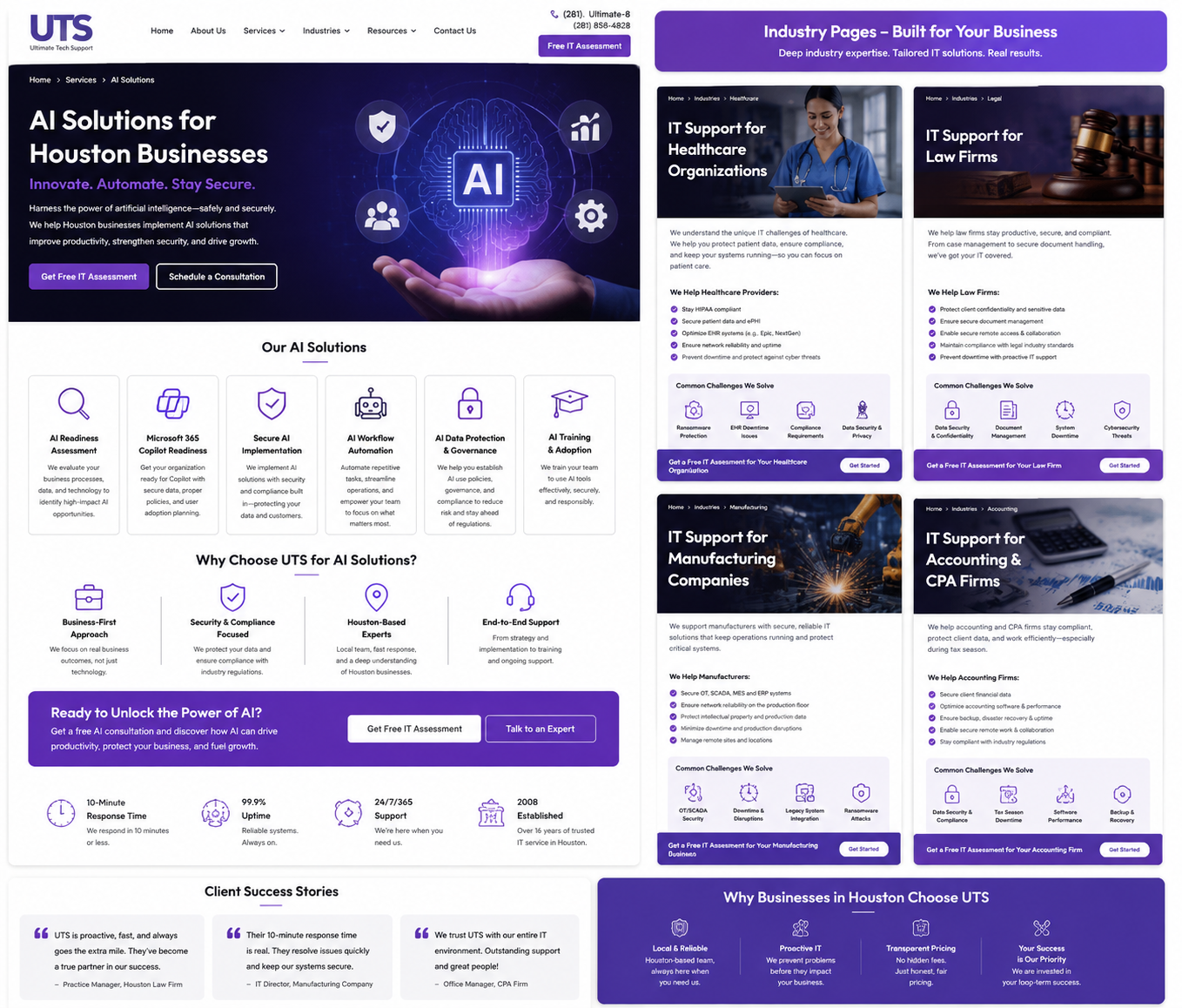 AI solutions for Houston businesses by Ultimate Tech Support