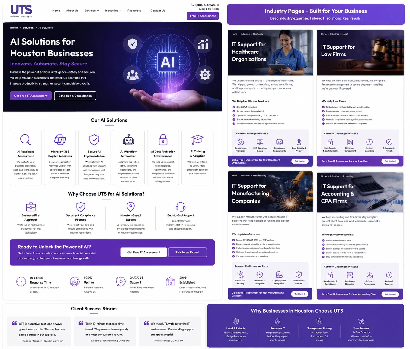 AI solutions for Houston businesses by Ultimate Tech Support