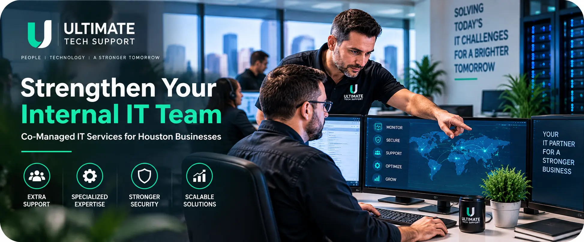 Co-Managed IT Services Houston - Ultimate Tech Support